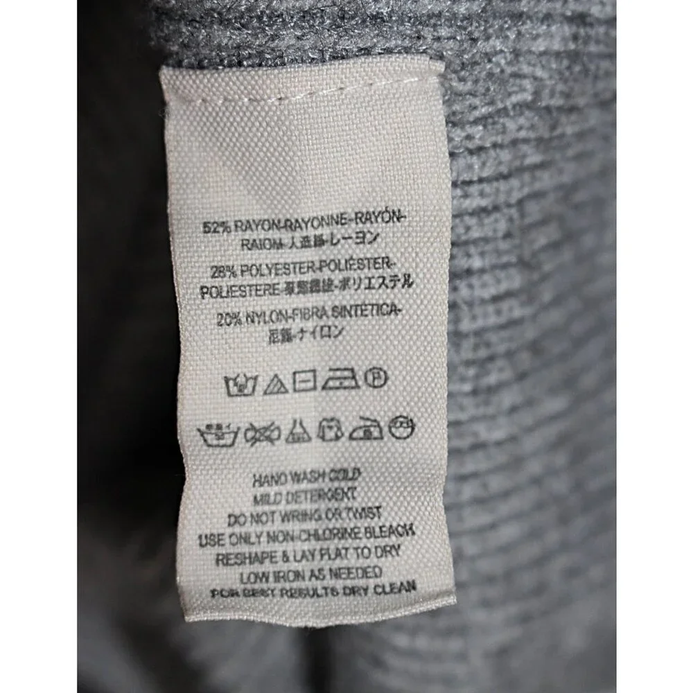 Free People - Softly Structured Turtleneck Tunic in Grey, sz Medium